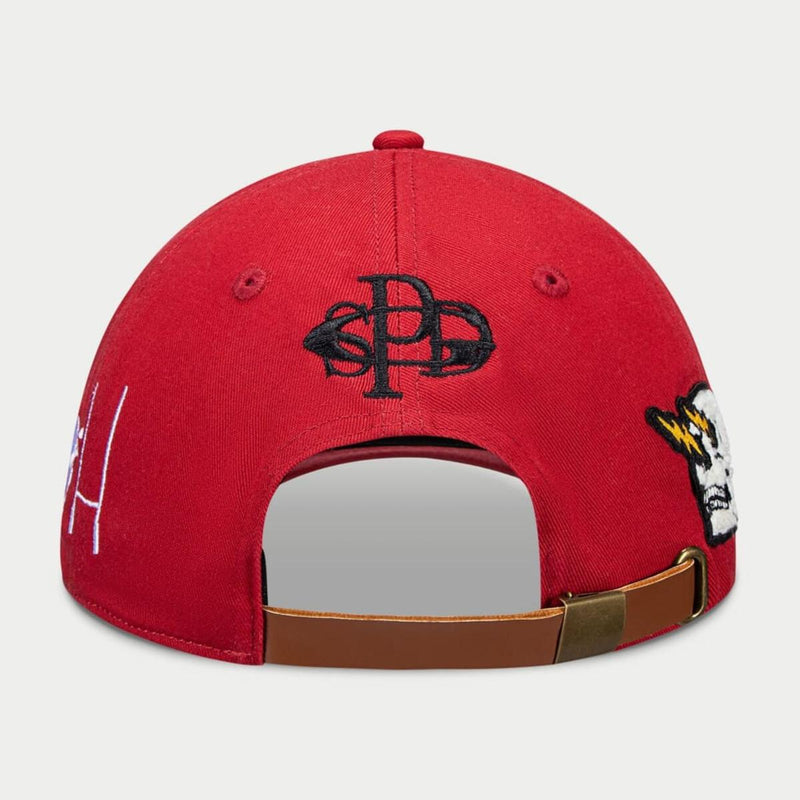 Godspeed Rugby Captains Crew Dad Hat Red