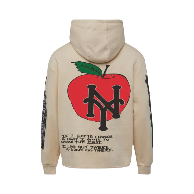 Homme Femme Cali To NYC Hoodie HFFW202401-2 Cream