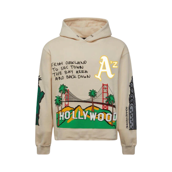 Homme Femme Cali To NYC Hoodie HFFW202401-2 Cream