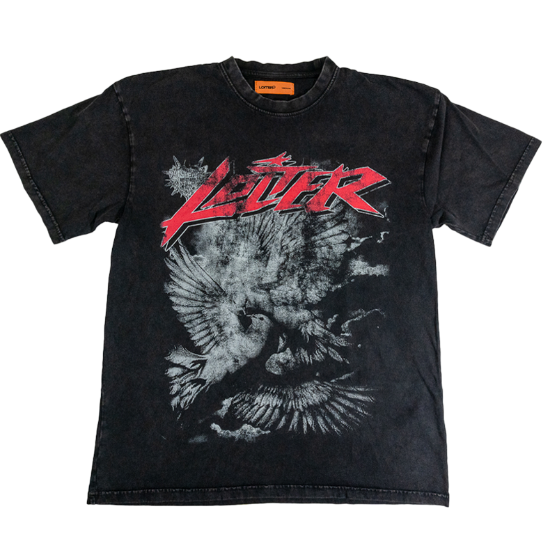 LOITER DOVE VINTAGE TEE 02048194D720S CHARCOAL GREY