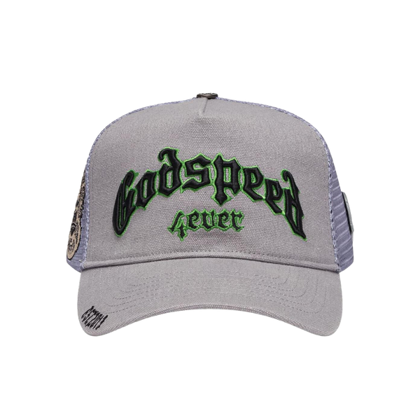 GODSPEED GS Forever Trucker Hat GREY/GREEN