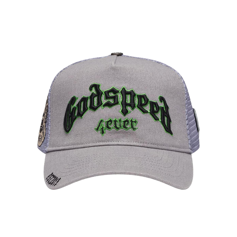GODSPEED GS Forever Trucker Hat GREY/GREEN