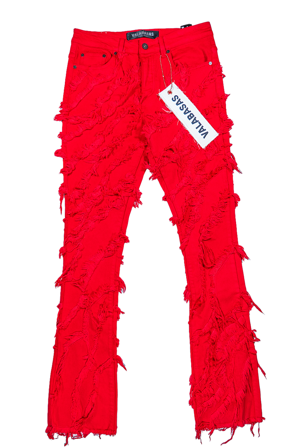 VALABASAS GRIT DENIM STACKED VLBS12202204 Red Washed – The