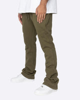 EPTM FRENCH TERRY FLARE PANTS OLIVE EP10433