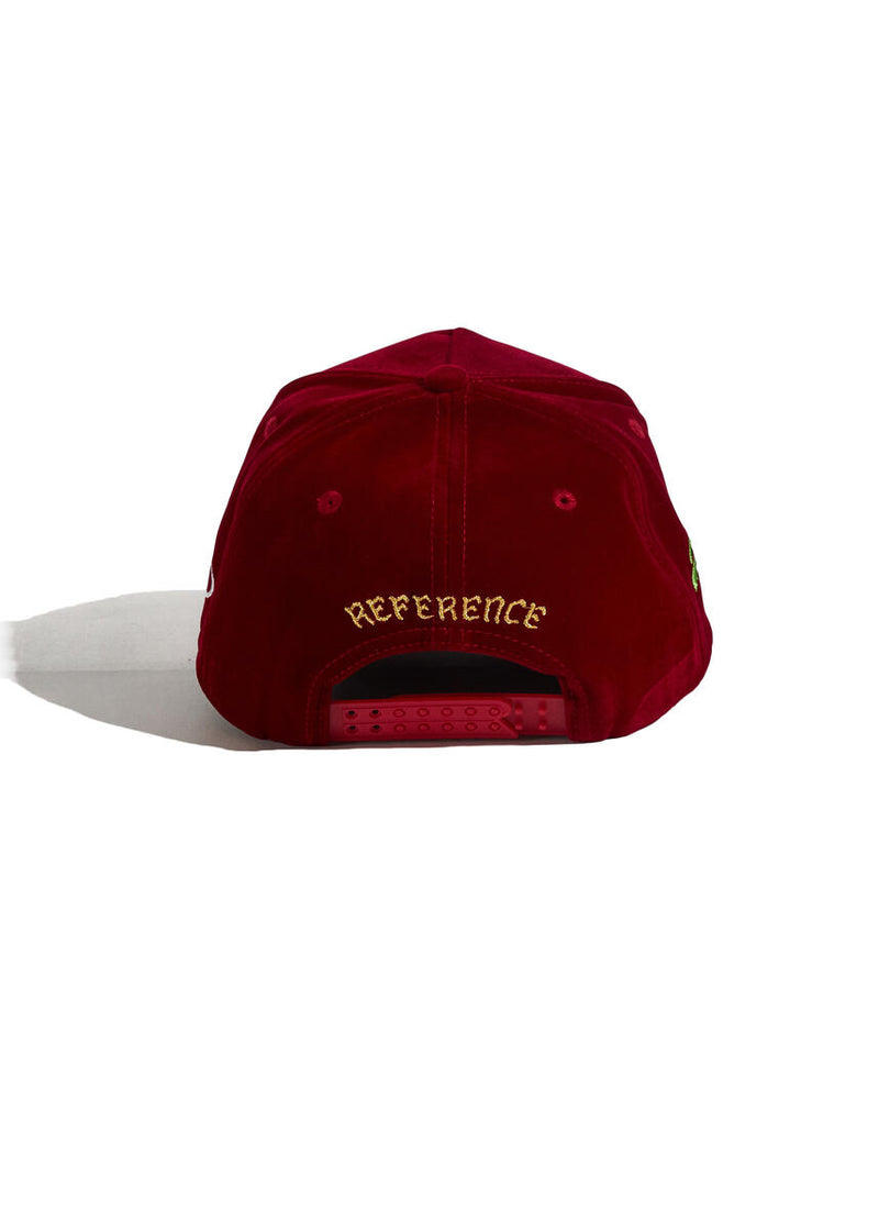 Reference Paradise LA Burgundy Velour REF452