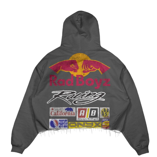 RAD BOYZ RED BULL HOODIE CHARCOAL (RB-KT-106)