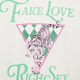 HOMME FEMME The Tiger Tee Cream/Green (SPRING23140-1)