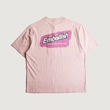 EMBELLISH GARAGE TEE (EMBSUM24-017) BUBBLE GUM