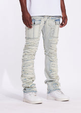 CRYSP Denim FRAY CARGO FLARE Vintage Acid (CRYF24-126)