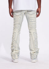 CRYSP Denim FRAY CARGO FLARE Vintage Acid (CRYF24-126)