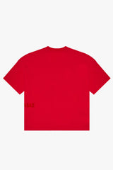 VALABASAS "BASIC" VINTAGE RED OVERSIZED TEE (VLBS-TS-006)