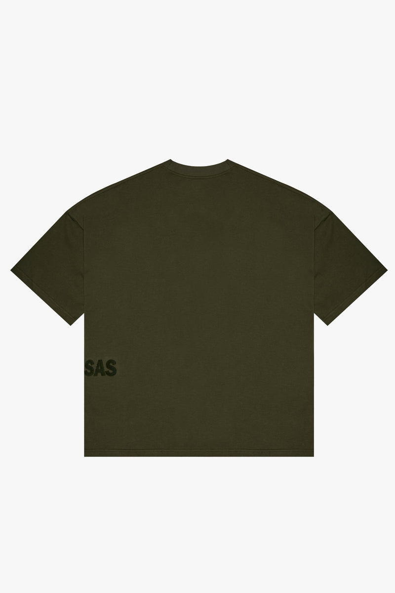 VALABASAS "BASIC" GREEN OVERSIZED TEE (VLBS-TS-006)