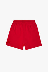 VALABASAS "BLOOM" VINTAGE RED WOVEN SHORTS(vlbs110820234)