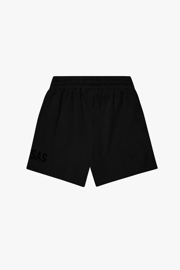 VALABASAS "BLOOM" VINTAGE BLACK WOVEN SHORTS