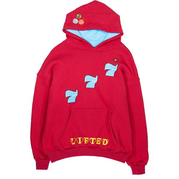 Lifted Anchors "Lights Out" Hoodie Red (LA23FL-12)