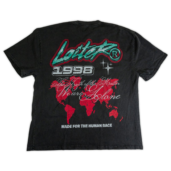 LOITER NEW HAVEN VINTAGE TEE 02046593B295S BLACK WASHED