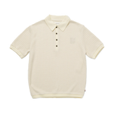 HTG KNIT POLO SHIRT  Bone (HTG240249)