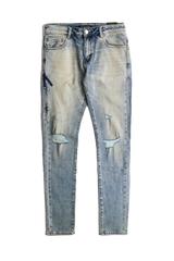 DAVID STANDARD SKINNY JEAN EMBSUM24-005 Acid Sand Wash