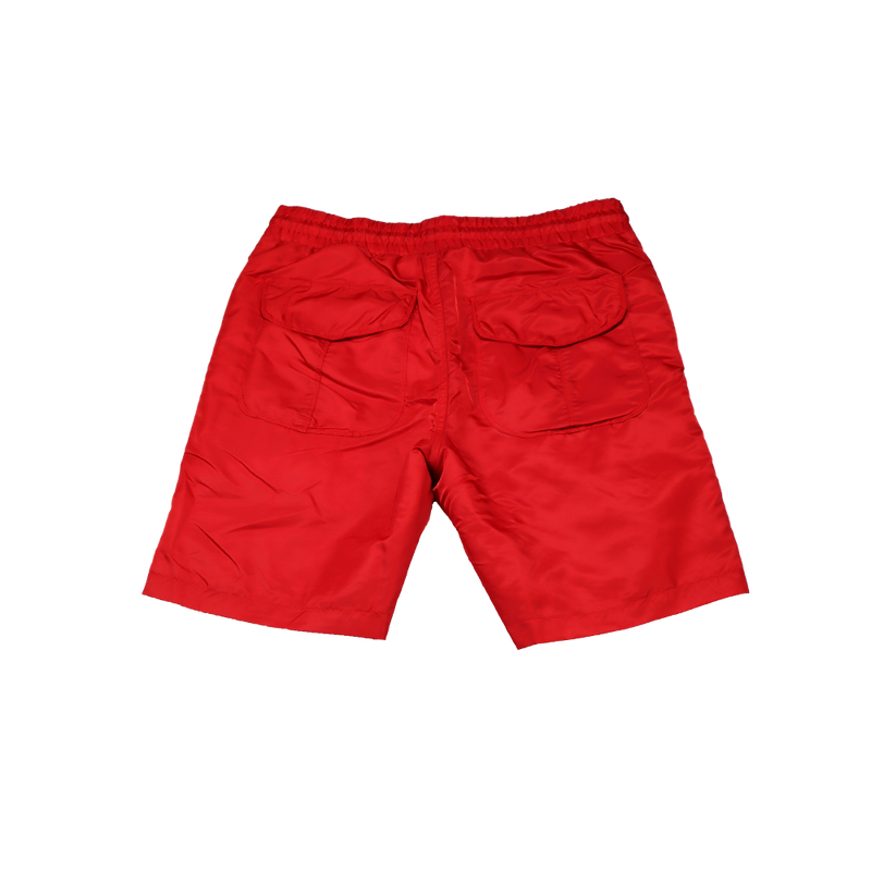 EPTM Double Cargo Shorts Red EP11098