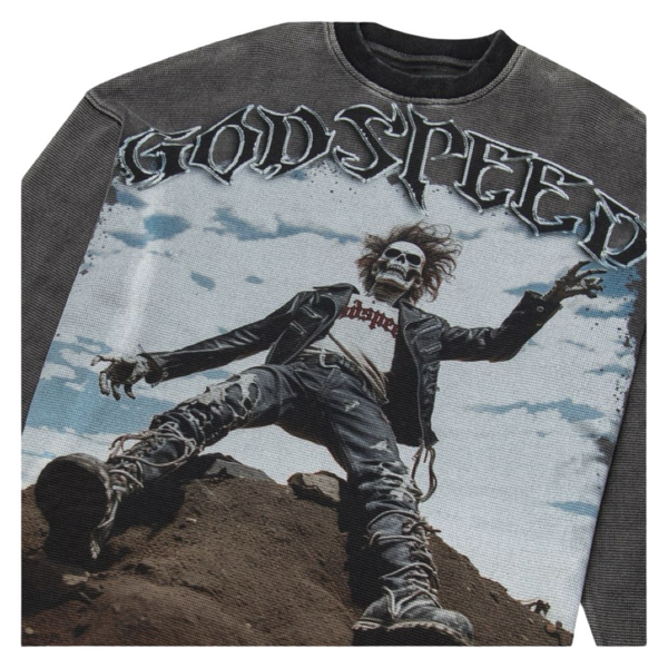 GODSPEED Rocker Thermal Long Sleeve (Grey wash)