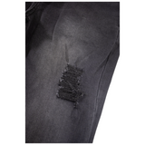Waimea Jeans  BAGGY CARGO W/ RIP & REPAIR Shorts (M8161D-BK)