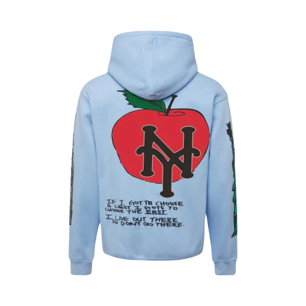 Homme Femme Cali To NYC Hoodie HFFW202401-3 Sky Blue