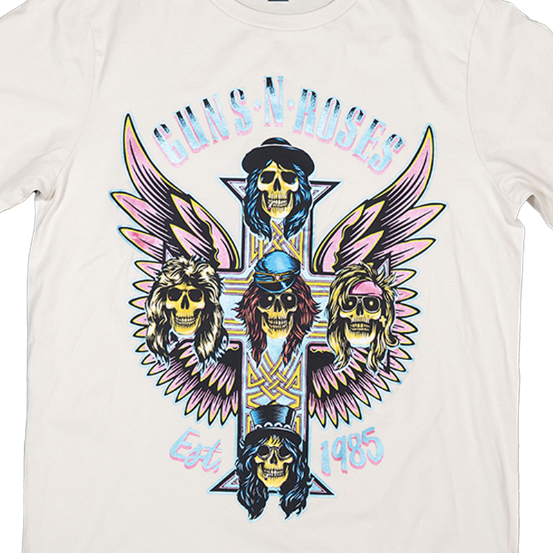 Cult of Individuality Guns N Roses Short Sleeve Crew Neck Tee 26/1's "GNR WINGS" (K23B8-K29A)