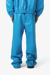 MNML  Icon Oversized PU Track Pants - Blue/Black (Icon-Oversized-Pu-Track-Pants-Blue-Black)