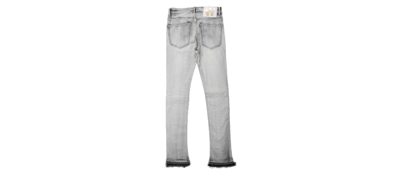 WAIMEA Mens Stack Jeans Grey Bleach M8189D