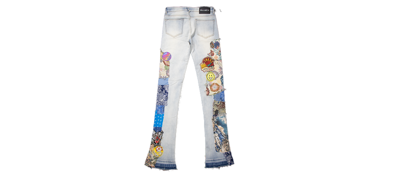 Waimea Patched Jeans M5975DA Stacked Fit