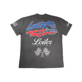 Loiter Rage Racer Vintage T-Shirt Black Wash (02045388B295S)