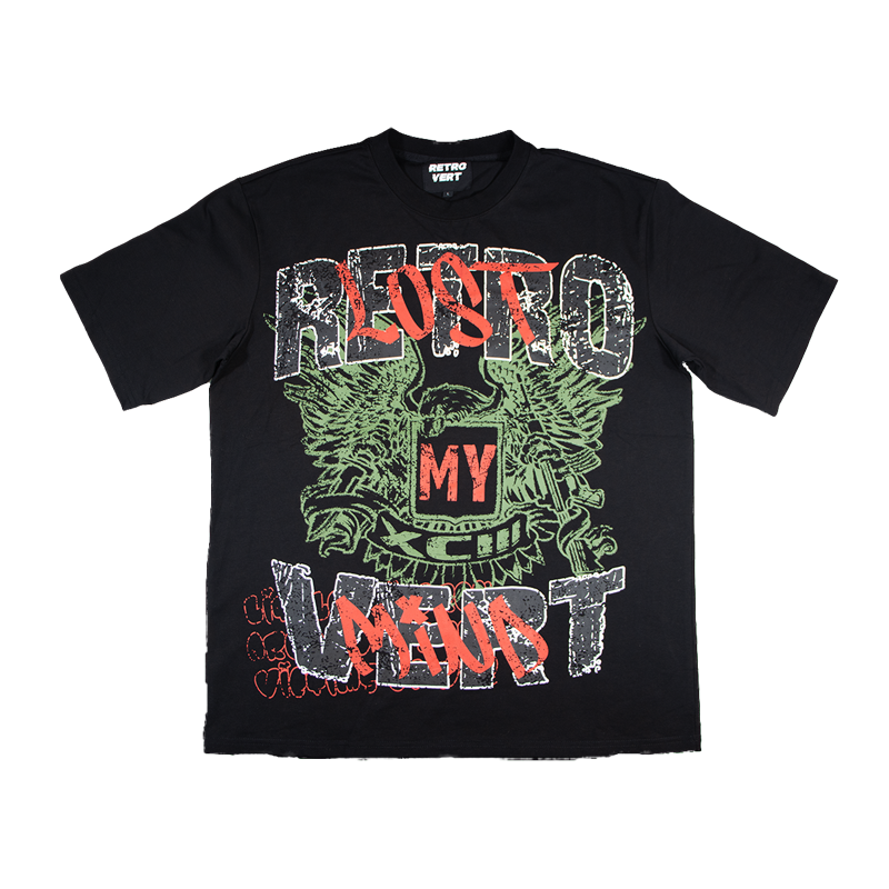 RETROVERT LOST GRAFFITI T-SHIRT (SS24 May 017) MULTI