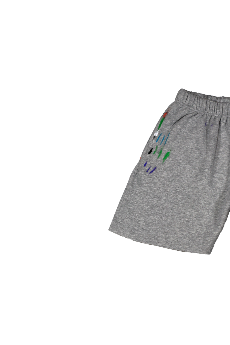 MNML Contrast Paneled Sweatshorts Grey