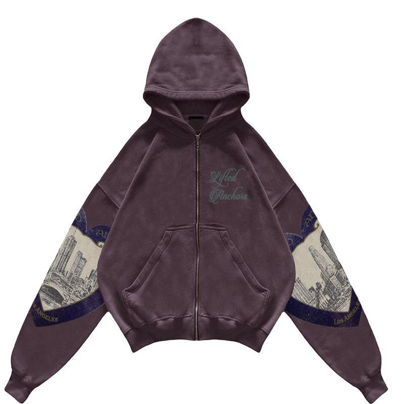 Lifted Anchors FOR THE FUTURE - HOODIE (LAHL23-8) Viola
