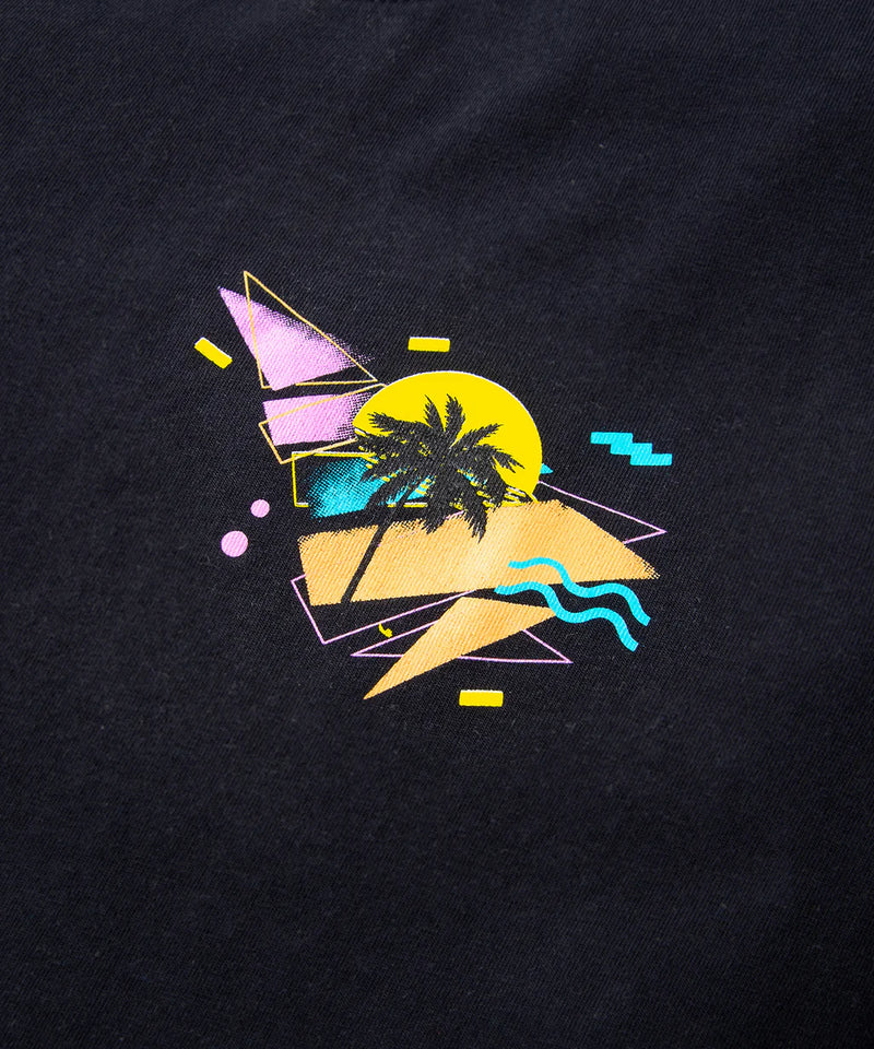 PAPER PLANES Flag Tee 200249 Black