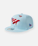 PAPER PLANES American Dream Crown 9FIFTY SNAPBACK HAT 101189 Powder Blue