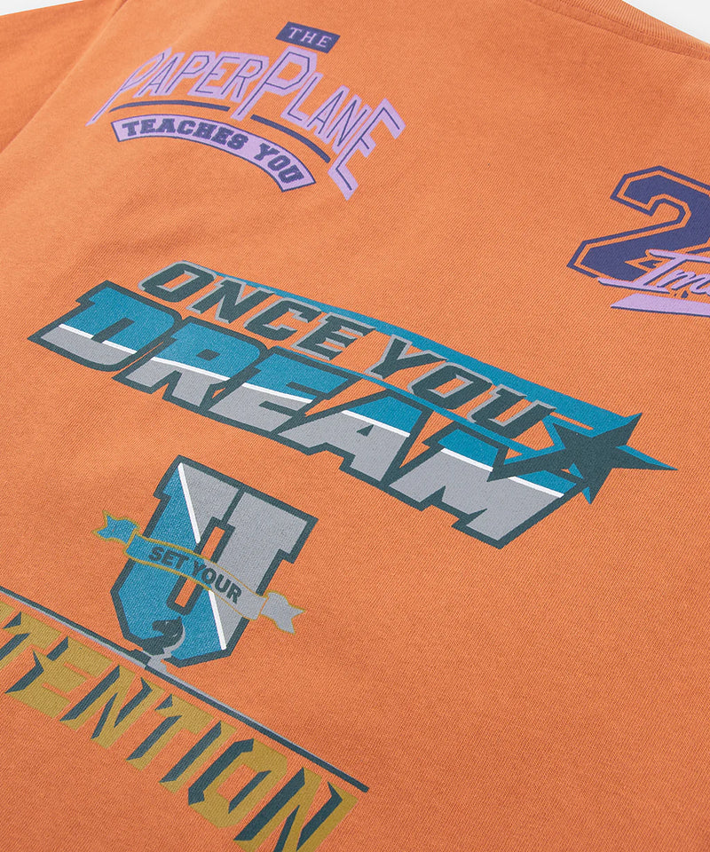 PAPER PLANES Intention It Heavyweight Tee 200266 GINGER