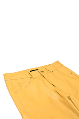 Pheelings "NEVER LOOK BACK" Cargo Flare Stack Leather Wheat Yellow (PH-SS23-02)