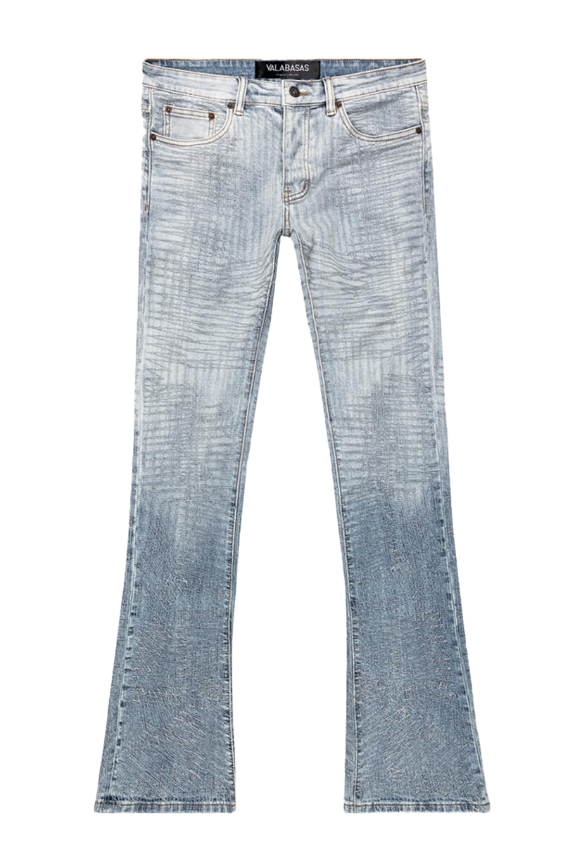 Valabasas MR. EMBROIDERY DENIM STACKED VLBS3483 Icy Azure