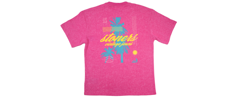 SVJ MIAMI VIBES T-Shirt TS-03112MV PINK