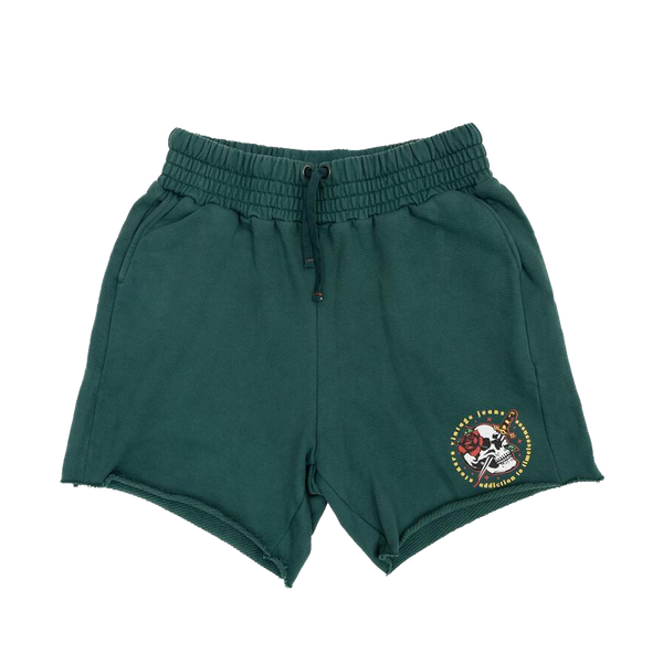SVJ RS03F SKULL ROSE DAGGER LUXURY SHORTS