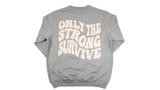 BANDITS ONLY THE STRONG SURVIVE CREWNECK (H4426-STONE)