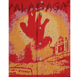 VALABASAS Ghost Hand Tapestry Shirt VLBS0022302 Red