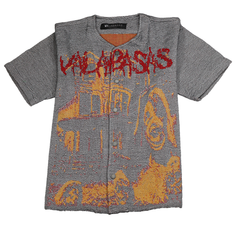 VALABASAS Ghost Hand Tapestry Shirt VLBS0022302 WHITE