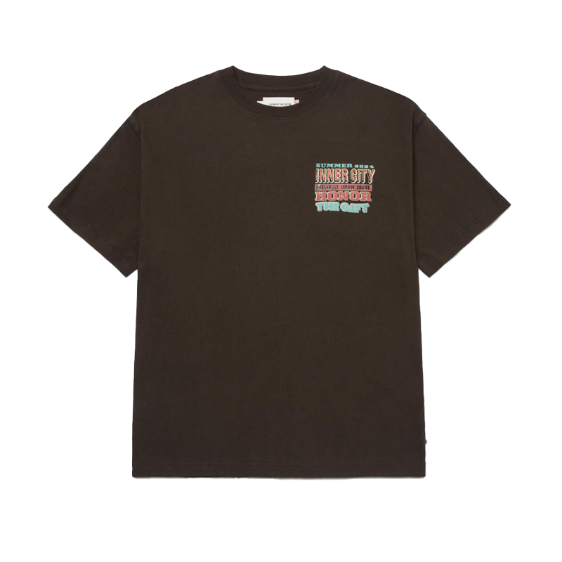 HTG BURGERS SS TEE BLACK (HTG240246)