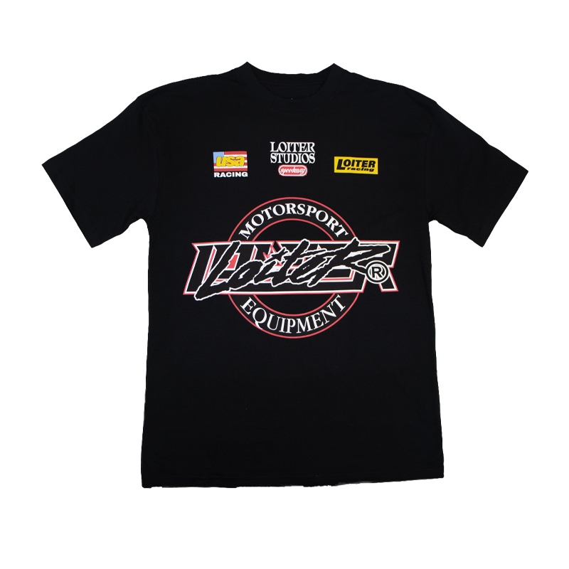 LOITER  Motorsport T-Shirt Black 02049196B001S