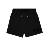 VALABASAS "BLOOM" VINTAGE BLACK WOVEN SHORTS