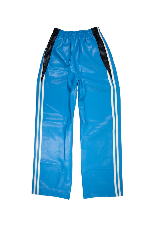 MNML  Icon Oversized PU Track Pants - Blue/Black (Icon-Oversized-Pu-Track-Pants-Blue-Black)