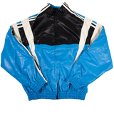 MNML Icon Oversized PU Track Jacket Blue/Black