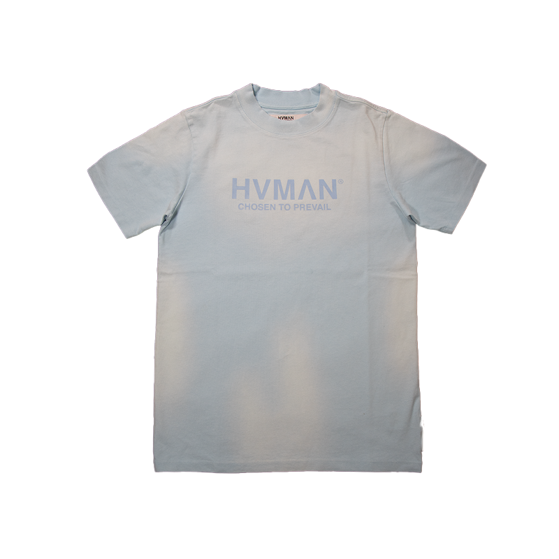 HVMAN BASIC LOGO TEE SKY 324A4-TT15B